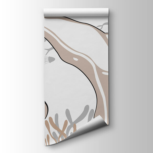 Dolphin swimming in the ocean