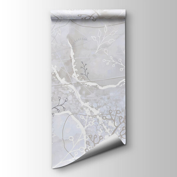 White and gray background with white and gray floral designs White and gray background with white and gray floral designs