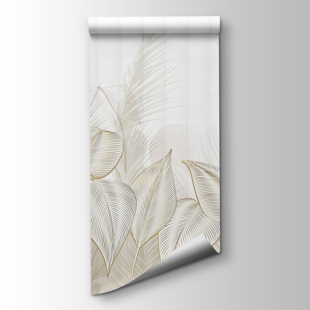 Elegant botanical line art display Elegant botanical line art display
