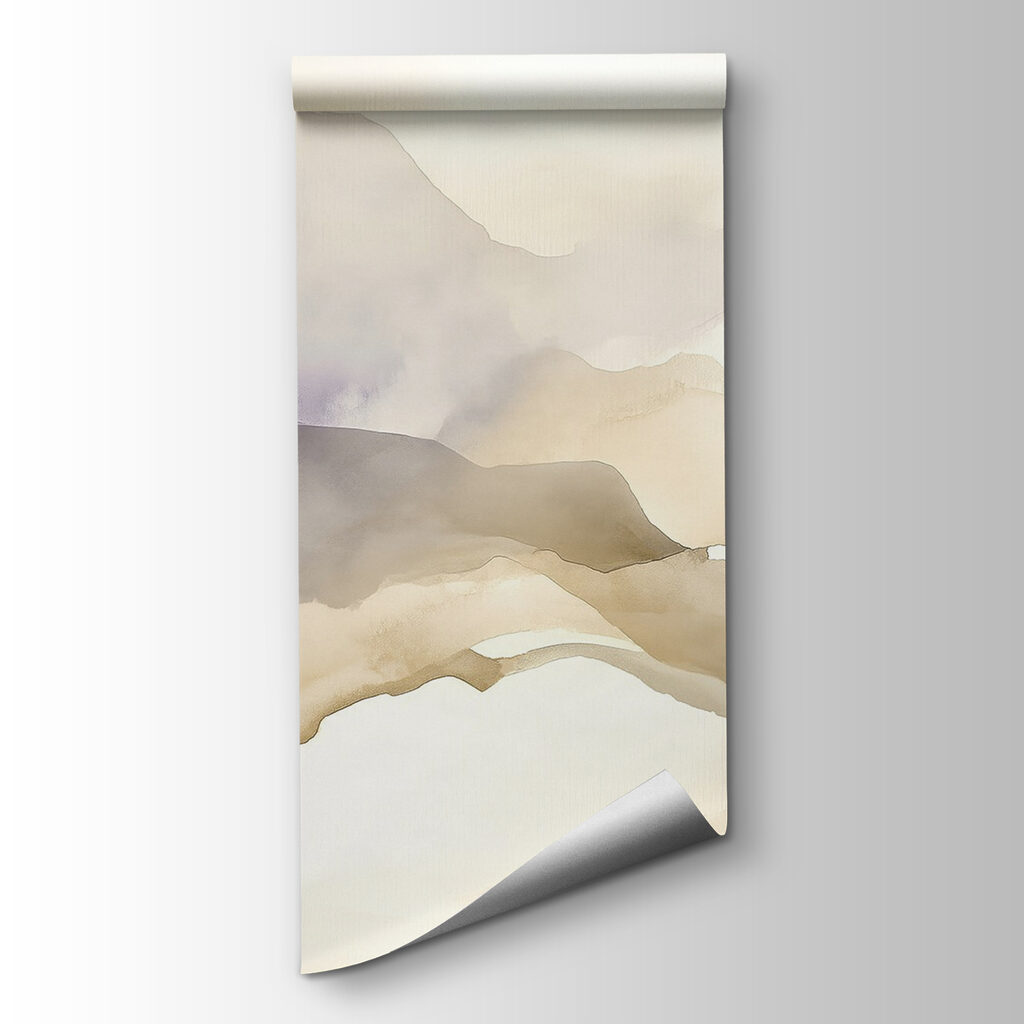 Watercolor painting of mountains Watercolor painting of mountains