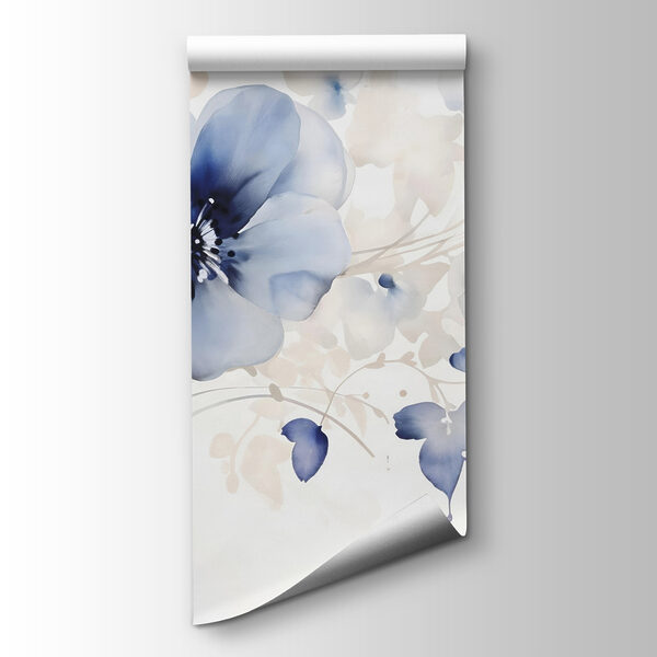 Painting of flowers on a white background