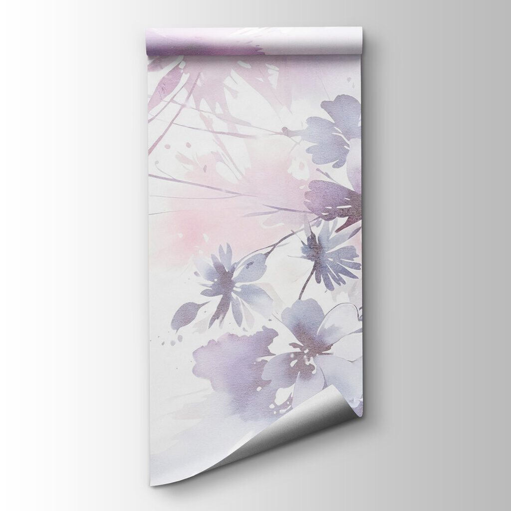 Watercolor painting of flowers