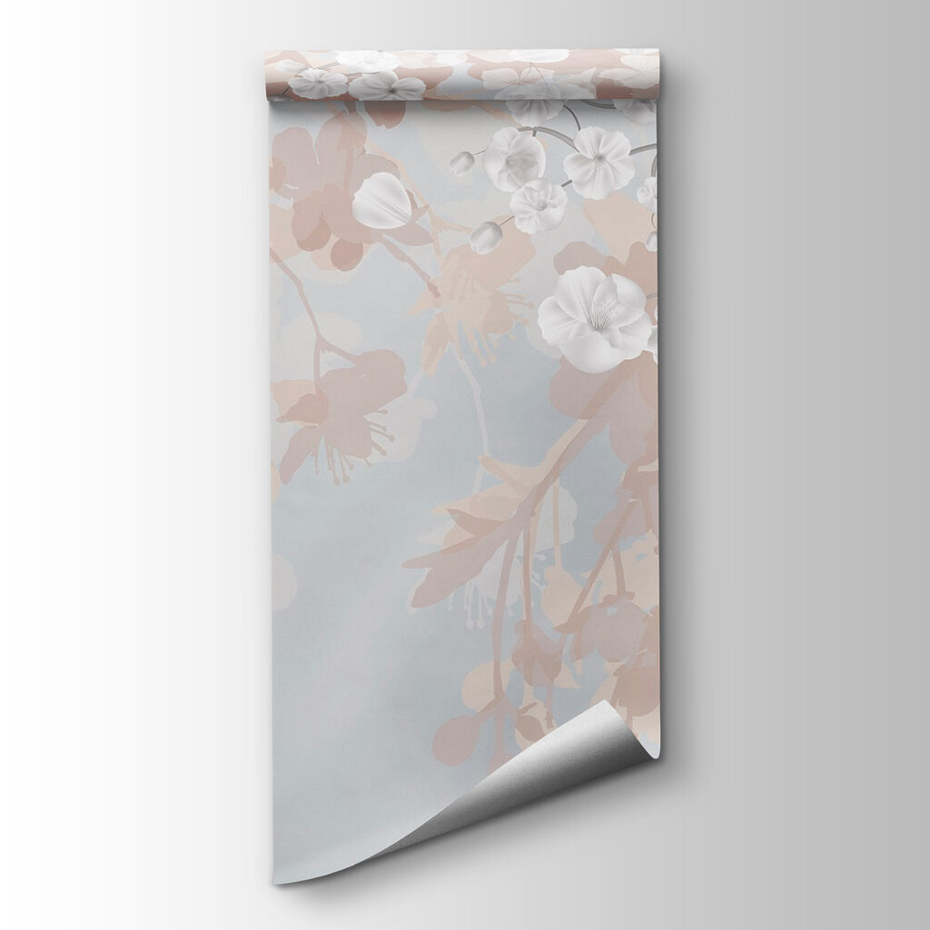 White flowers on a branch White flowers on a branch