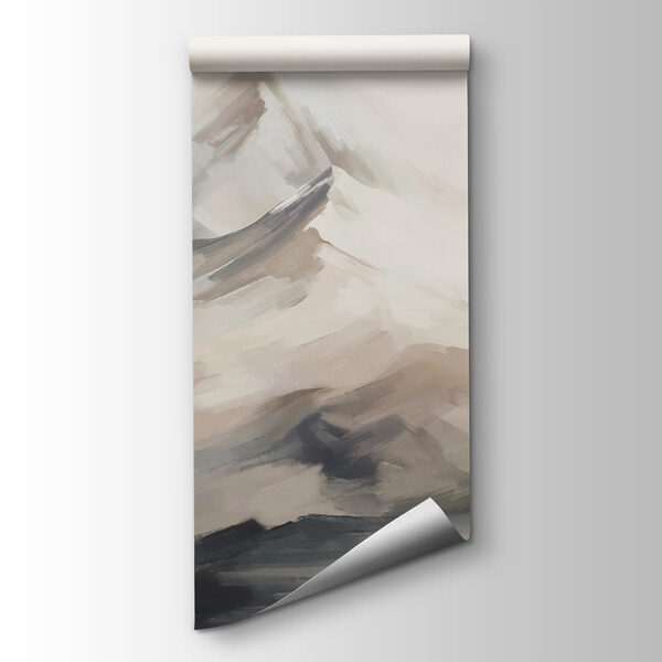 Painting of a mountain range