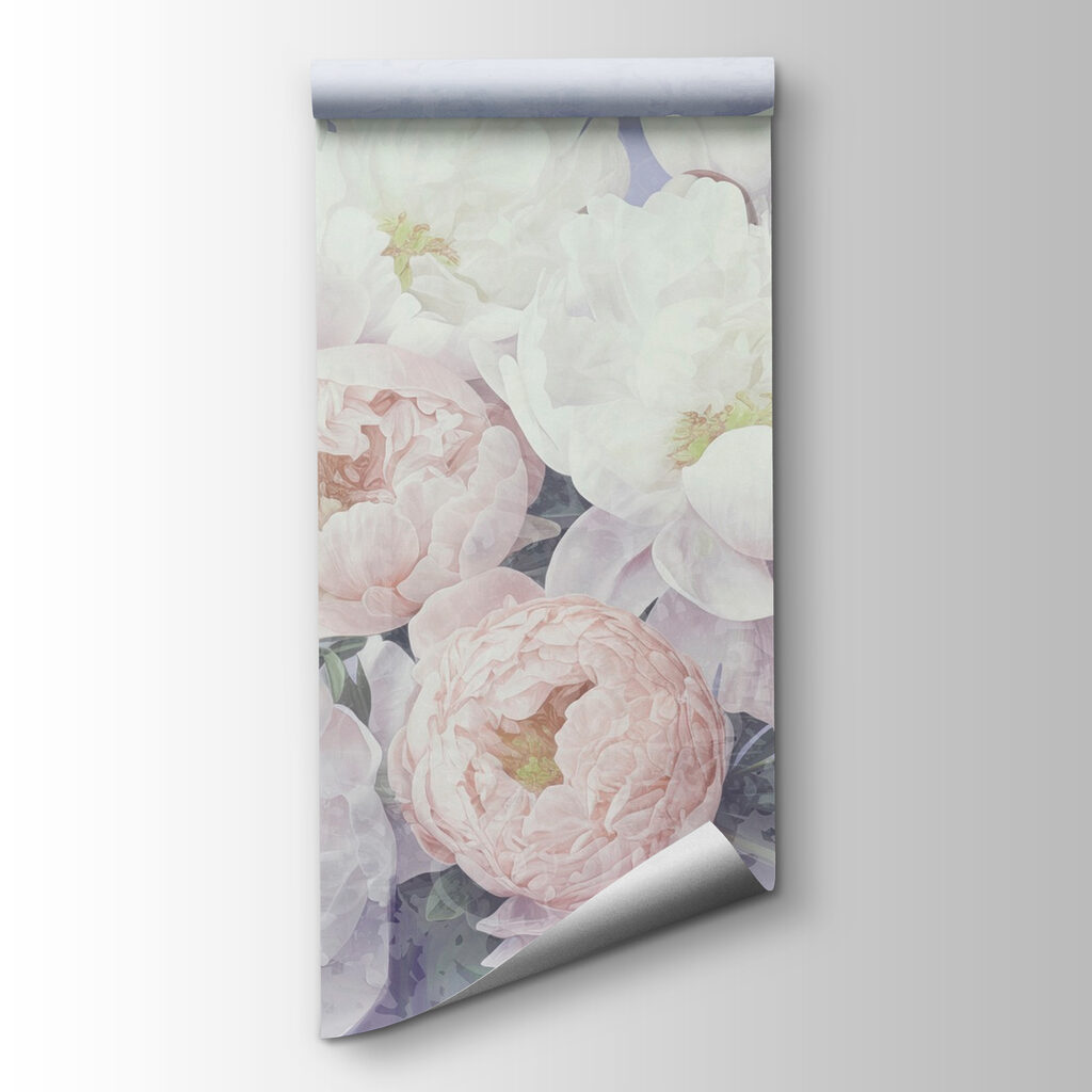 Bouquet of white and pink flowers