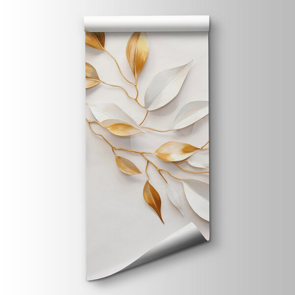 Elegant leaves in soft hues