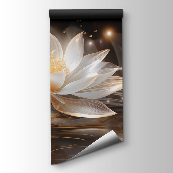 White flower in water