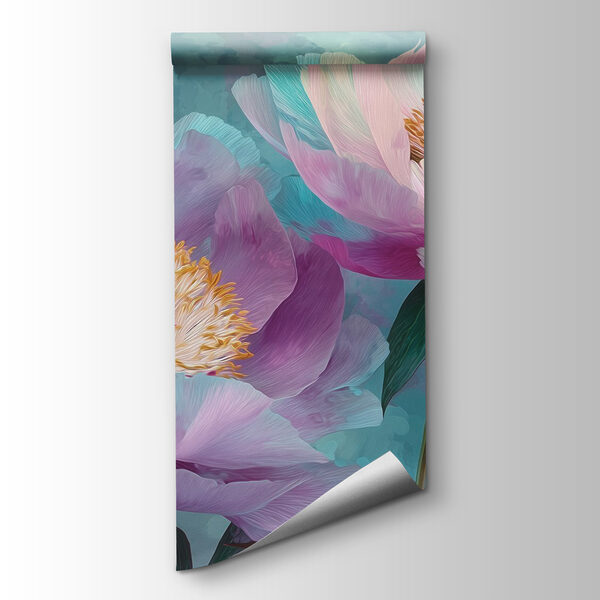 Delicate blooms in soft pastel hues