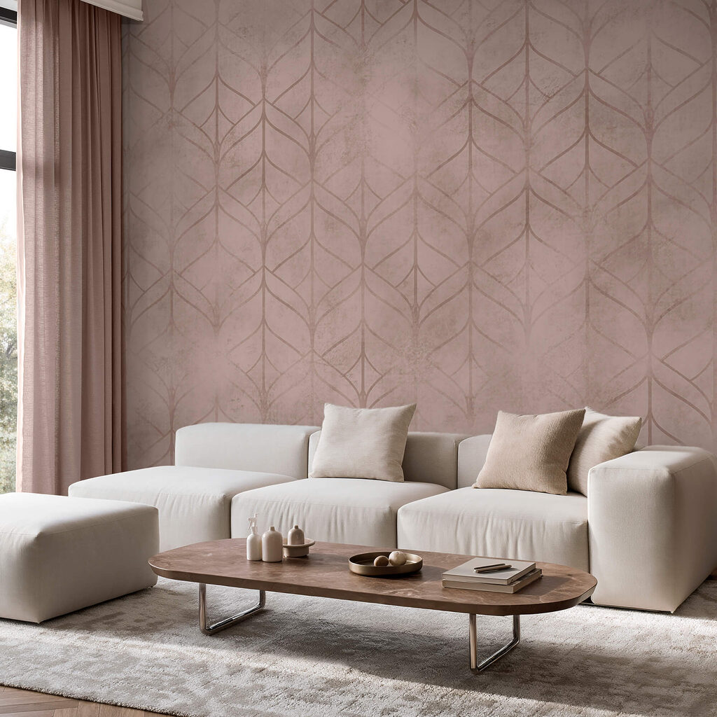 Pink and brown pattern