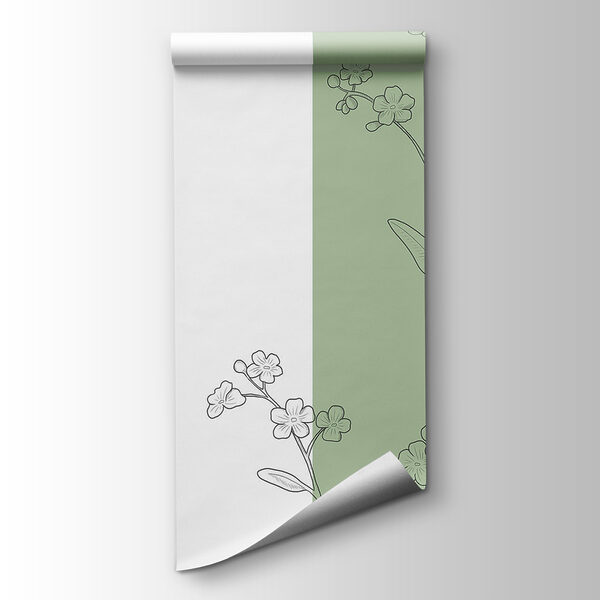 Drawing of flowers and leaves Drawing of flowers and leaves