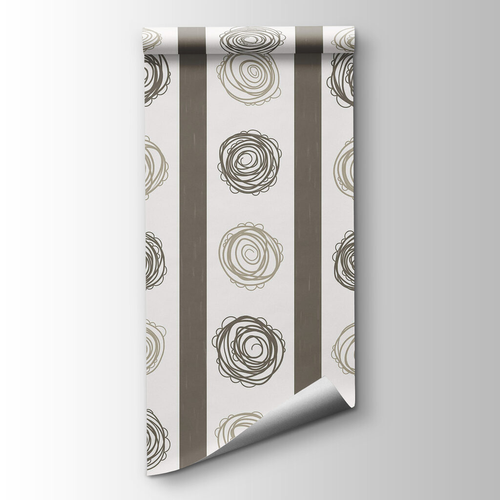 Pattern of circles and lines