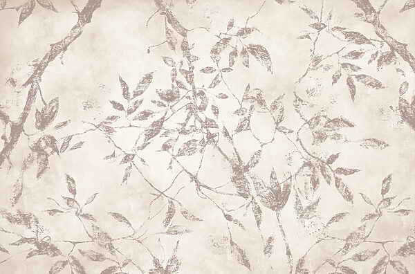 Foliage patterns on a soft background