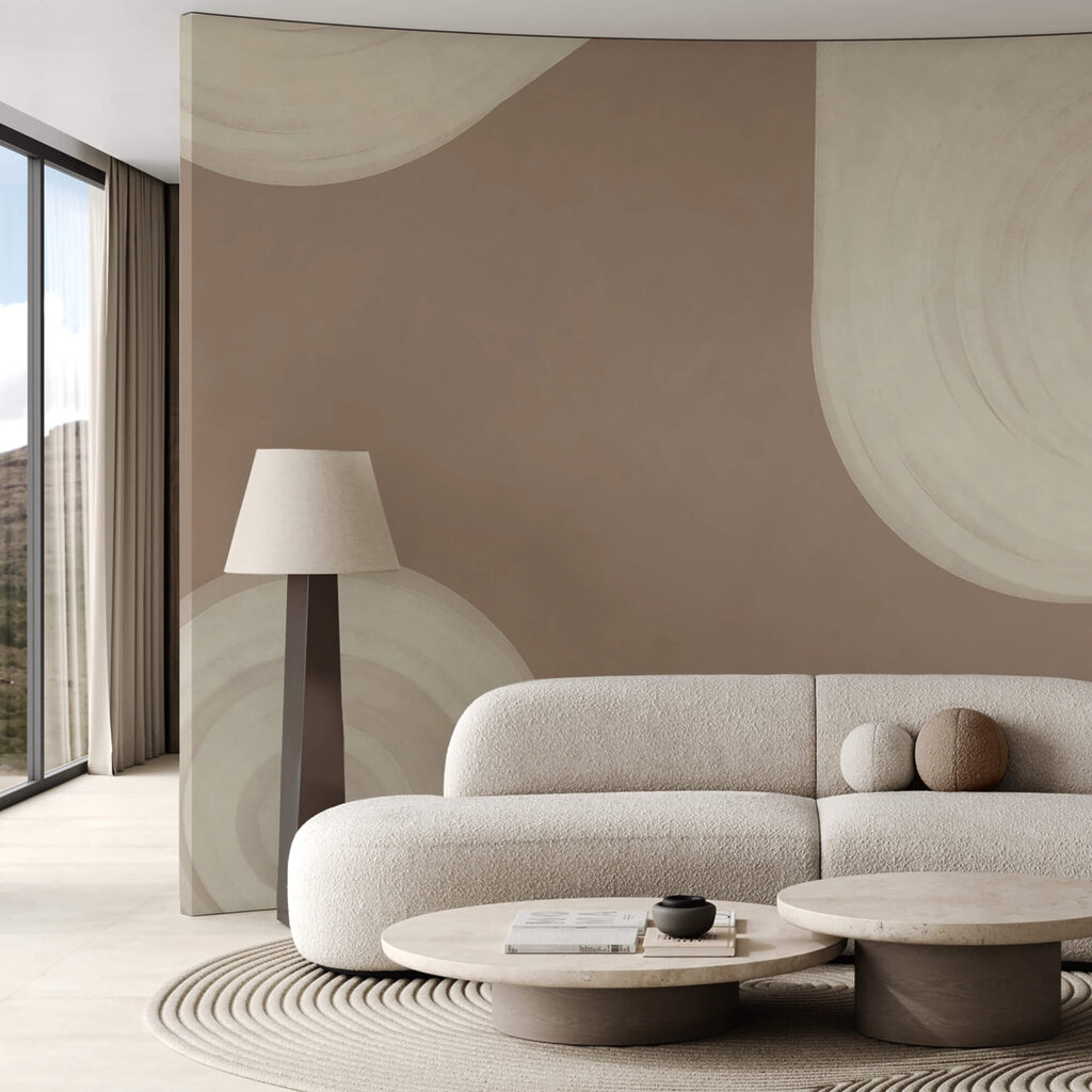 White swirly circles