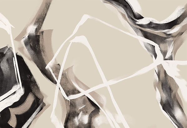 Layered lines in soft tones Layered lines in soft tones