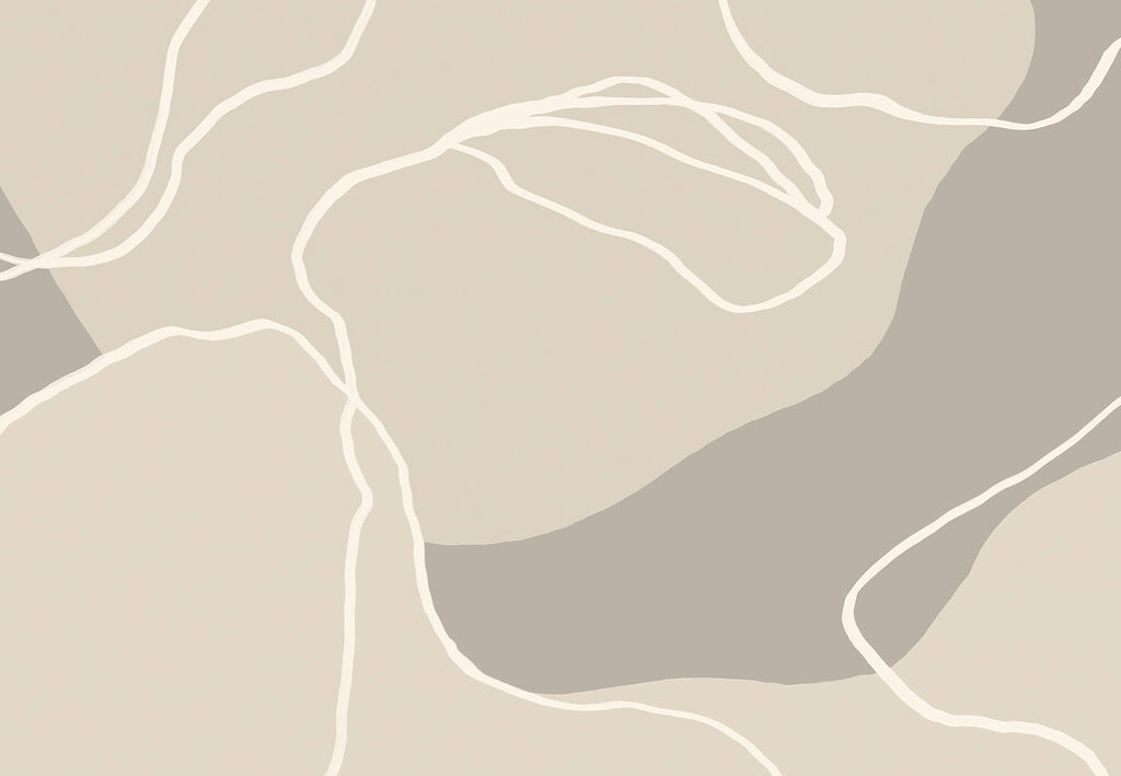 White lines on a beige background