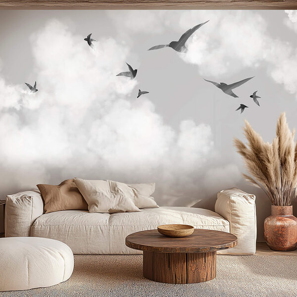 Wall murals Wall murals Birds flying birds in the sky (SKU: t00532)