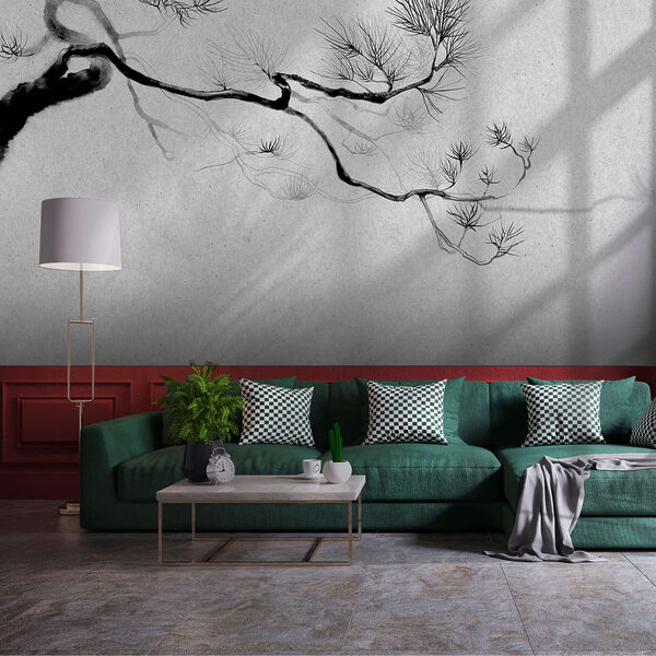 Wall murals Wall murals Tree branch with branches (SKU: t00476)