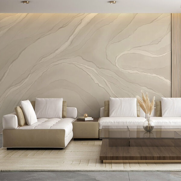 Wall murals White and gray surface with lines