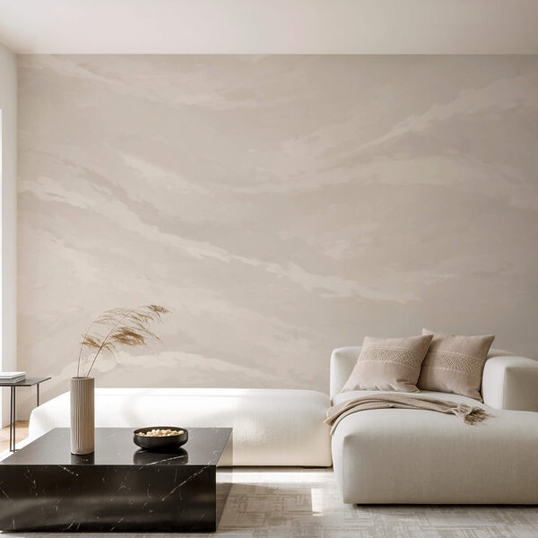 Wall murals Wall murals White surface with a lot of clouds (SKU: t00538)