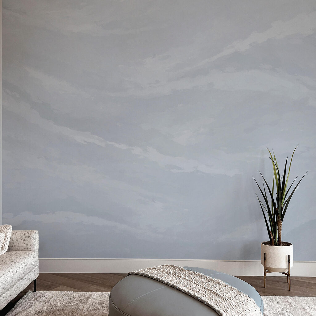 White and grey background