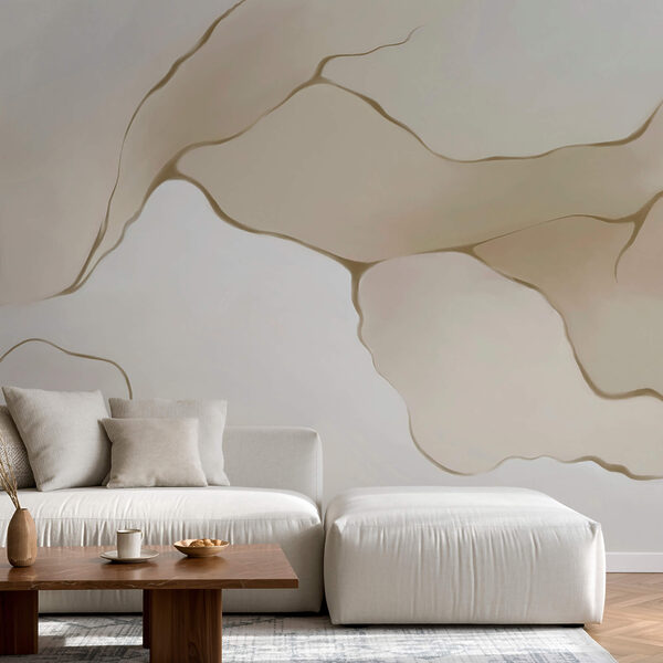 Wall murals Wall murals White and brown background (SKU: t00542)