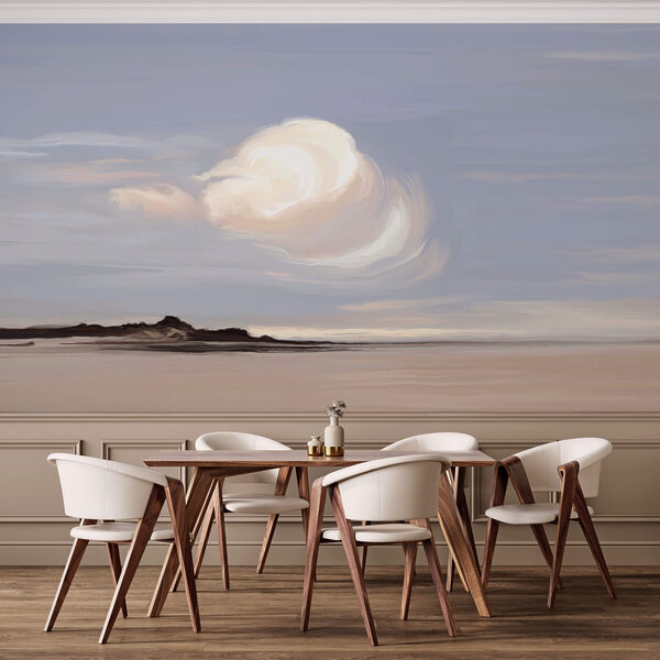 White cloud in the sky