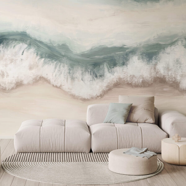 Wave crashing on a beach Wave crashing on a beach