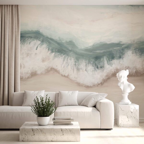 Wave crashing on a beach Wave crashing on a beach