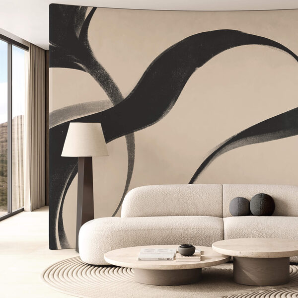 Black and white image of waves