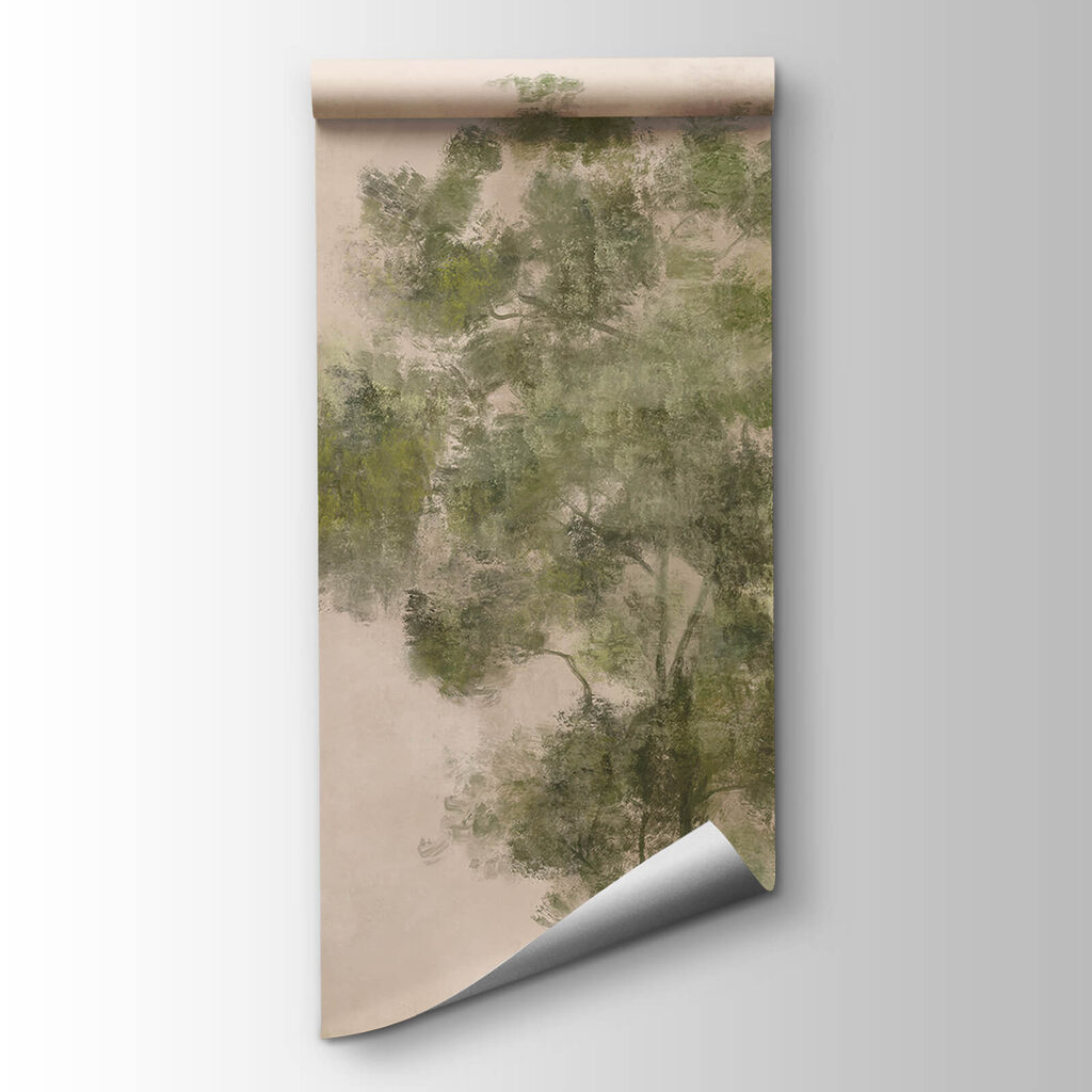 Group of trees with green leaves