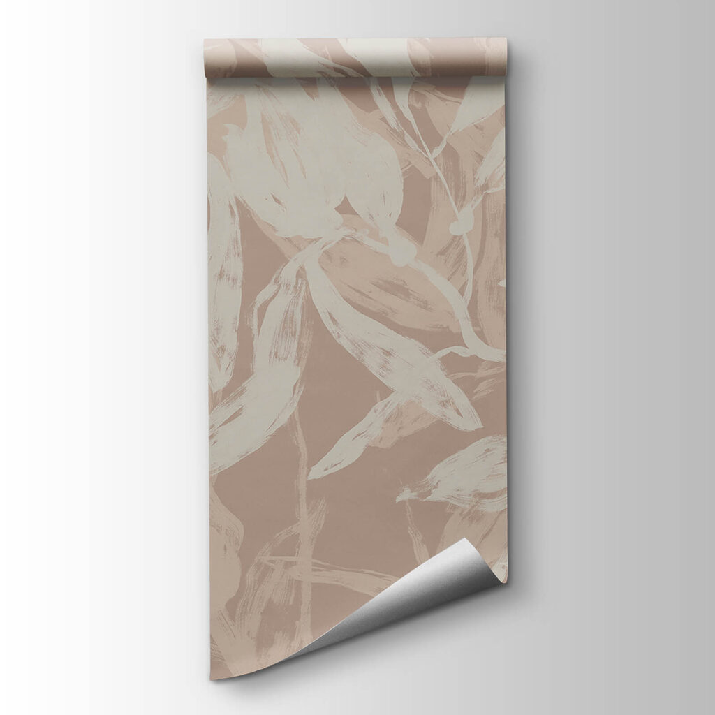 Delicate leaves on soft background