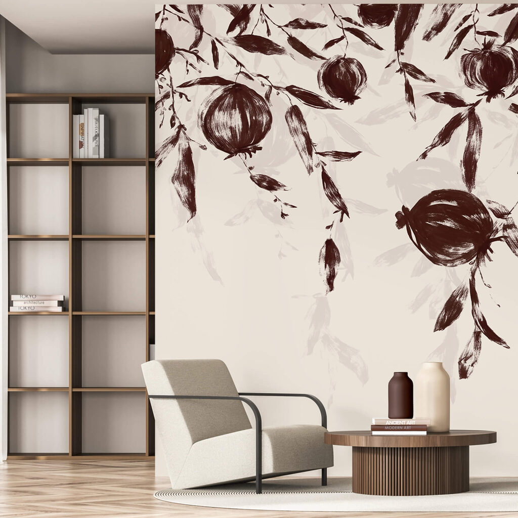 Painting of fruit on a branch Painting of fruit on a branch