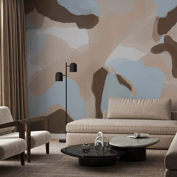 Abstract shapes in soft colors Abstract shapes in soft colors