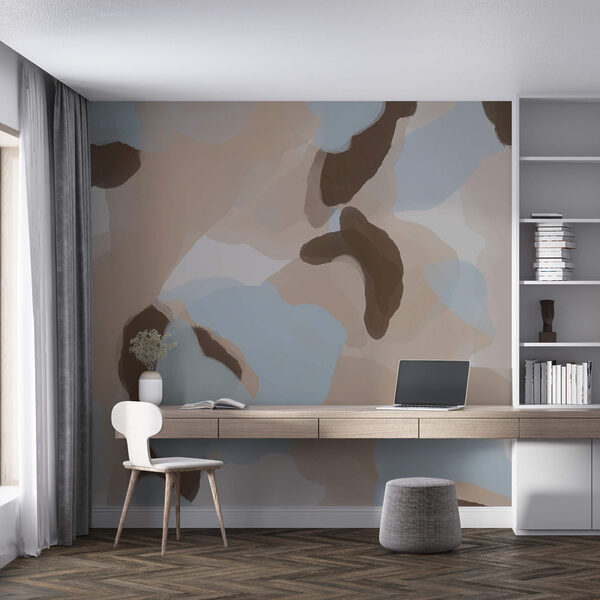 Abstract shapes in soft colors Abstract shapes in soft colors