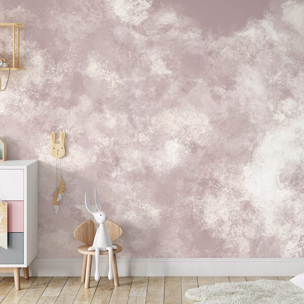 Wall murals Wall murals White and pink background (SKU: t00520v1)