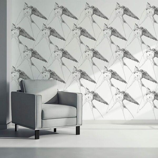 Group of birds with wings