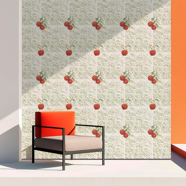 Wall murals Wall murals Pattern of red apples (SKU: t00568)