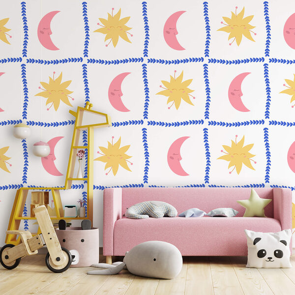 Pattern of sun and moon