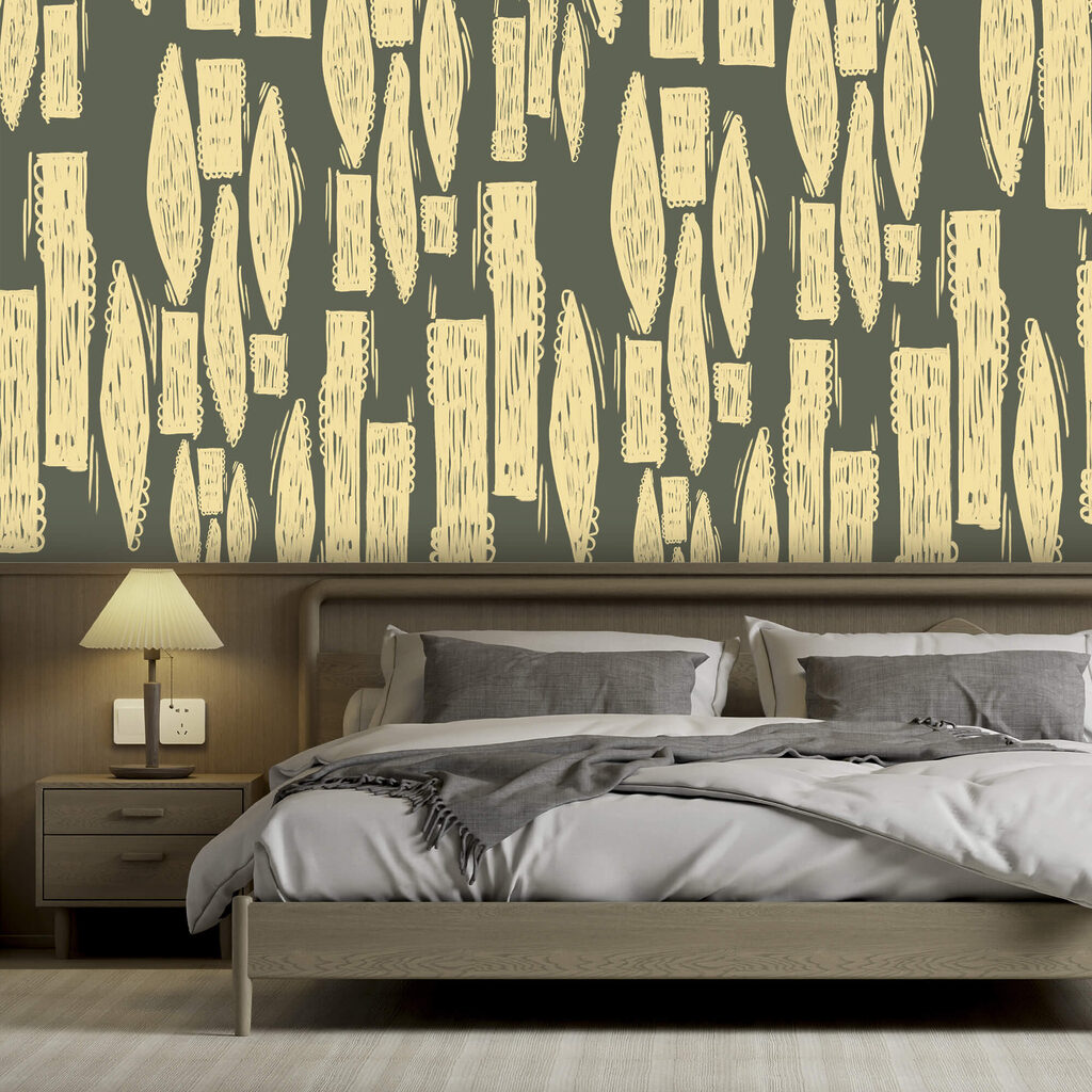 Pattern of rectangles and lines