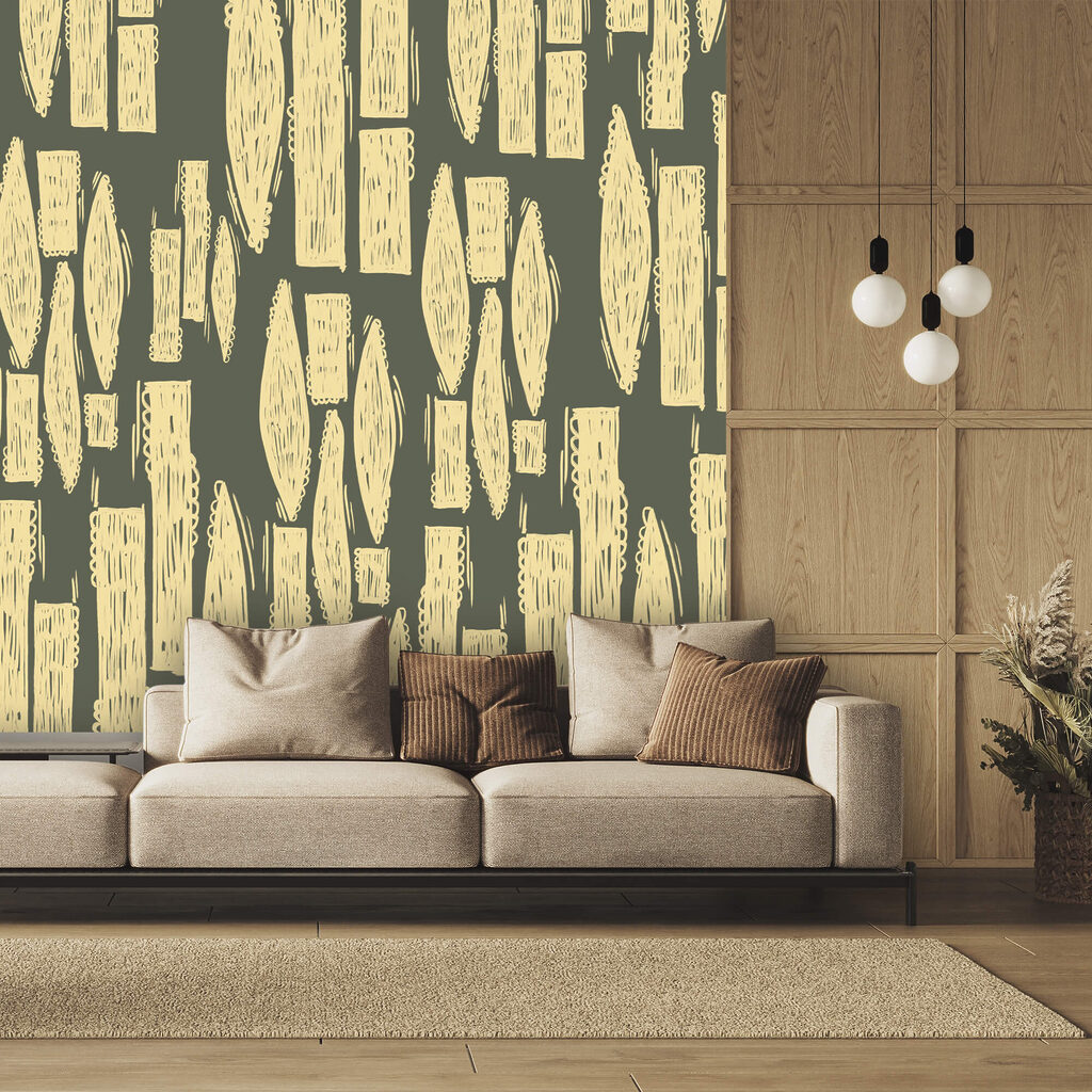 Pattern of rectangles and lines