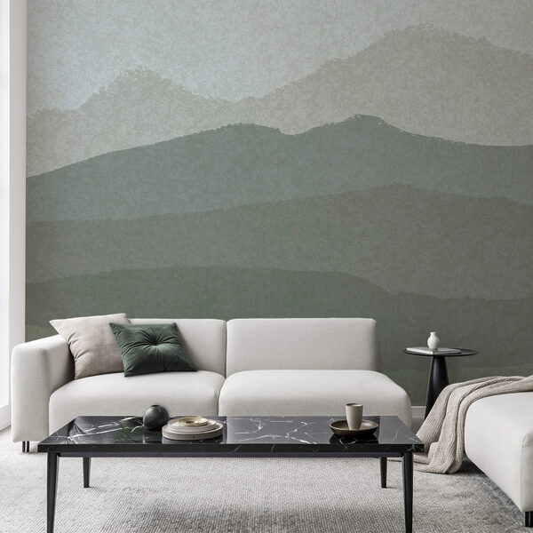 Landscape of mountains and fog Landscape of mountains and fog