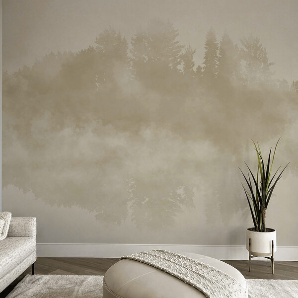 Cloud of smoke and trees Cloud of smoke and trees