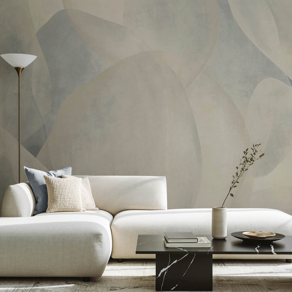 White and grey background