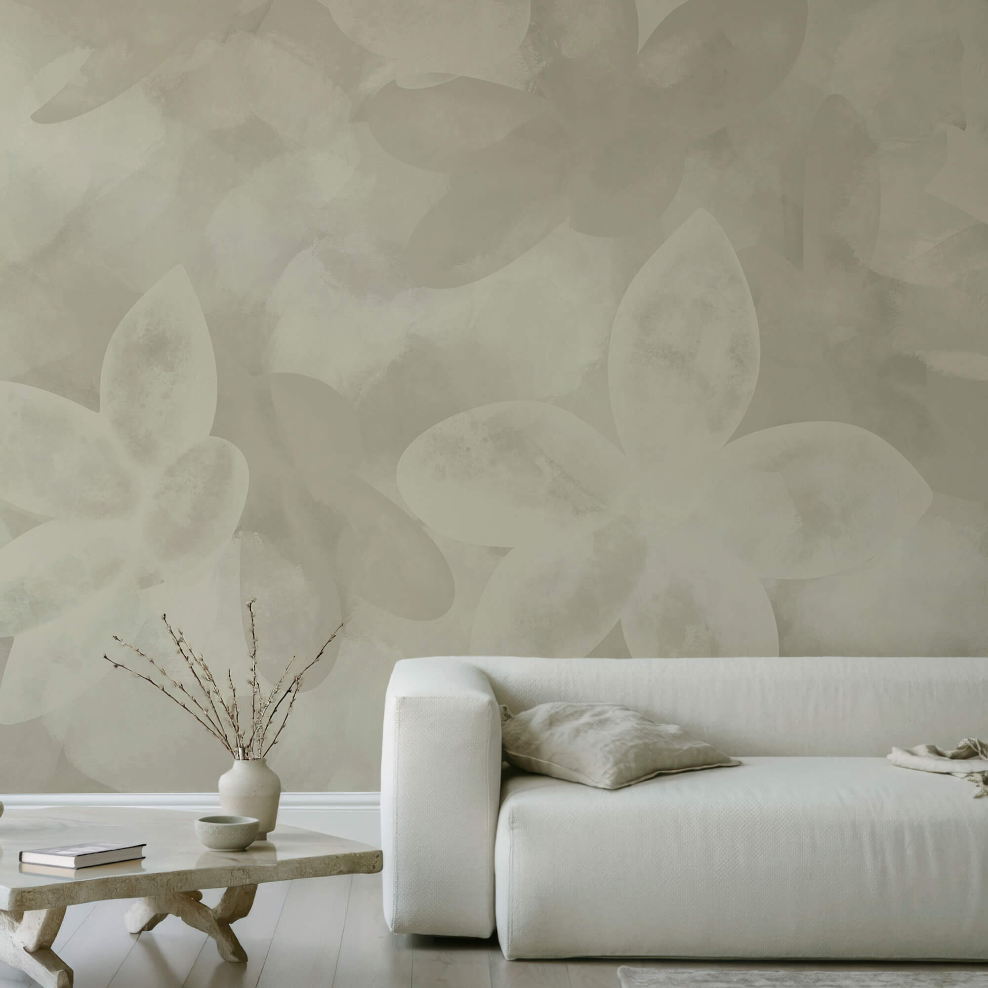 White flower pattern White flower pattern