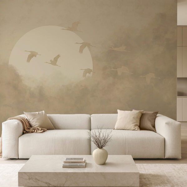 Wall murals Wall murals Birds flying in the sky (SKU: t00576)