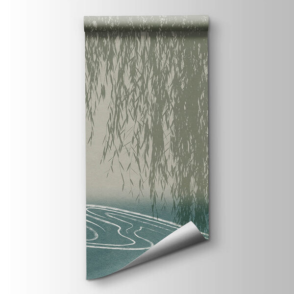 Water with a willow tree