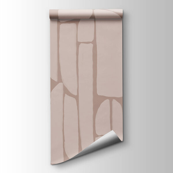 Pattern of white and pink shapes Pattern of white and pink shapes