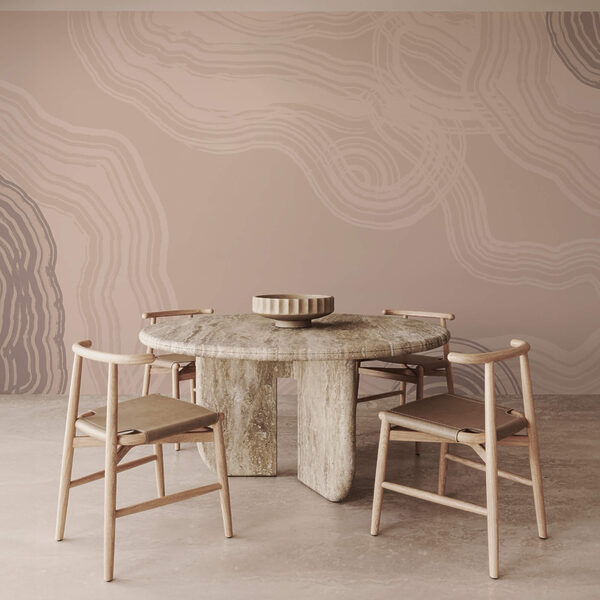 Fluid lines in soft earth tones Fluid lines in soft earth tones