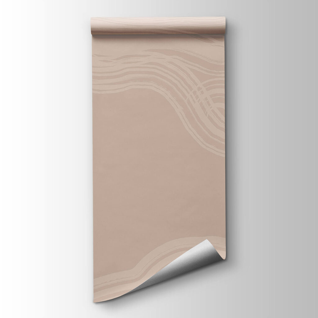 Fluid lines in soft earth tones Fluid lines in soft earth tones