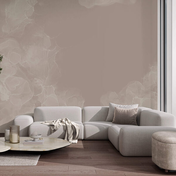 Misty swirls in soft hues